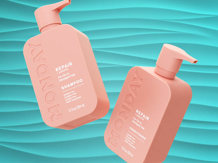 Cover image for Visualization for the MONDAY Shampoo & Conditioner brand