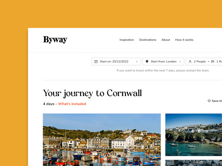 Cover image for Byway Trip Page Usability Fix