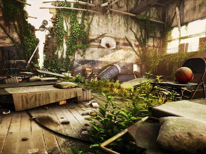 Cover image for Abandoned Basketball Court in unreal