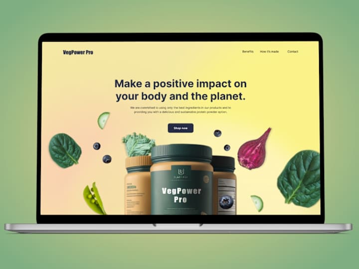 Cover image for VegPower Pro | Web Design