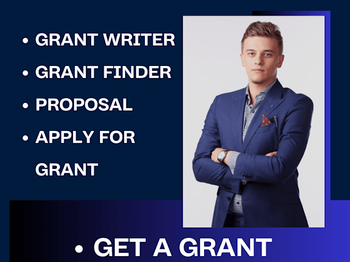 Cover image for grant finder grant writer grant proposal grant research RFP