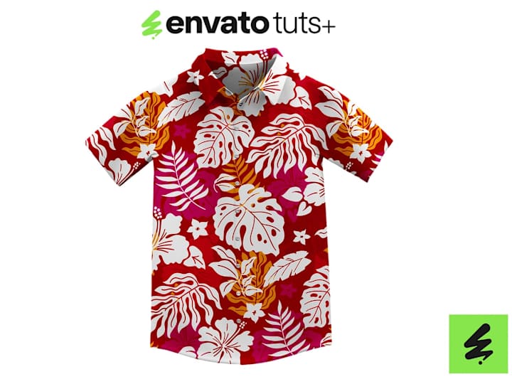Cover image for Envato: Hawaiian shirt pattern