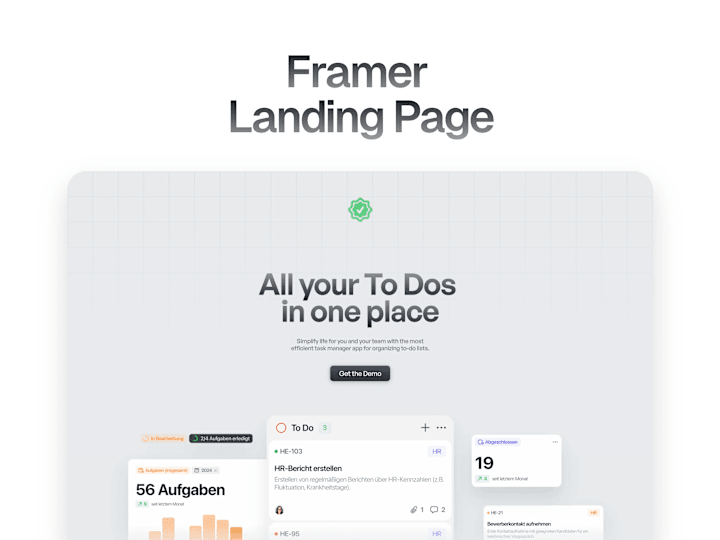 Cover image for Framer Landing Page Design & Development