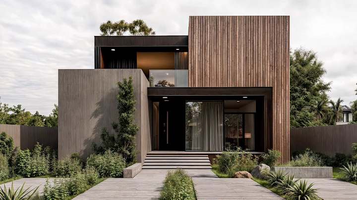 Cover image for **Residential Exterior Render Collection**