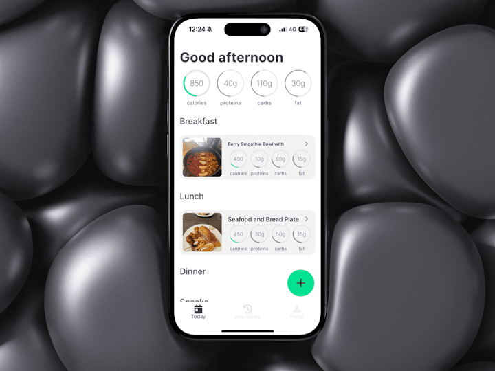 Cover image for Mobile & web app: AI Nutrition Tracker