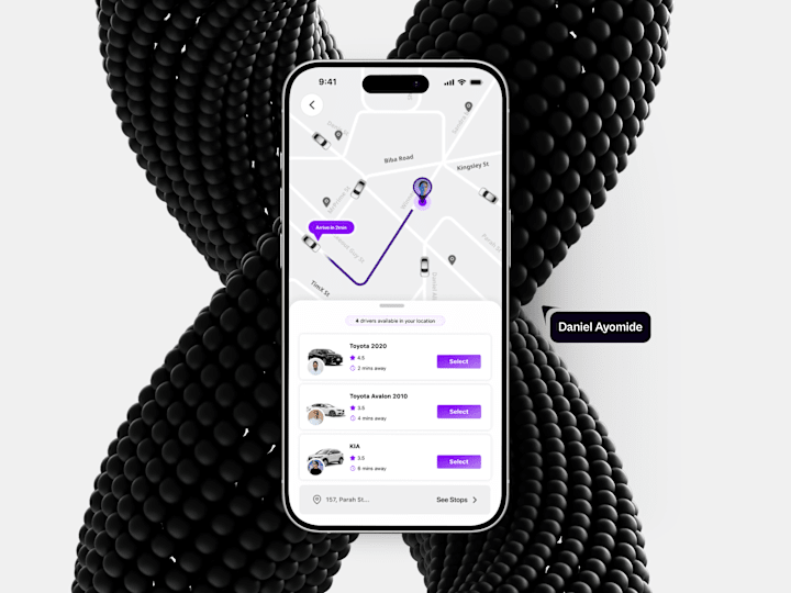 Cover image for Ride App -Ongoing Design Project