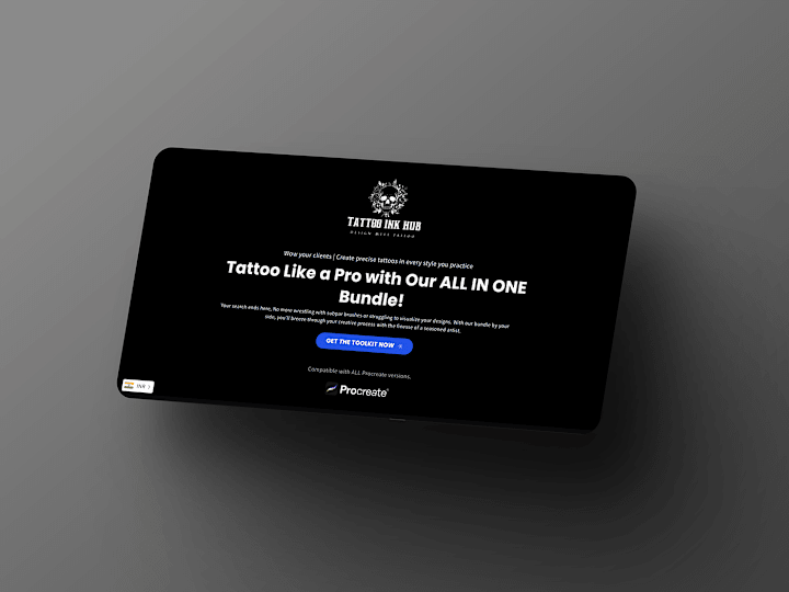 Cover image for Tattoo Ink Hub | Ecommerce website 