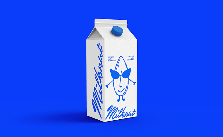Cover image for ALMOND MILK BRAND IDENTITY AND PACKAGING