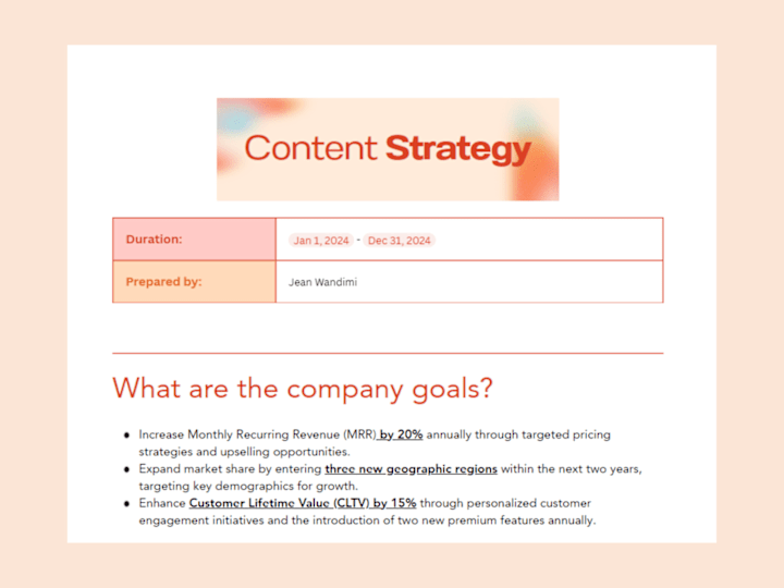 Cover image for Content Marketing Strategy Expert