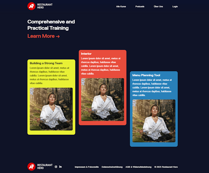 Cover image for Restaurant Website Custom Website Section