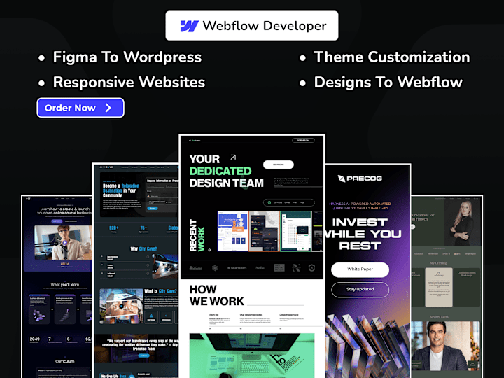 Cover image for I Will Create Modern Webflow Website Design & Development