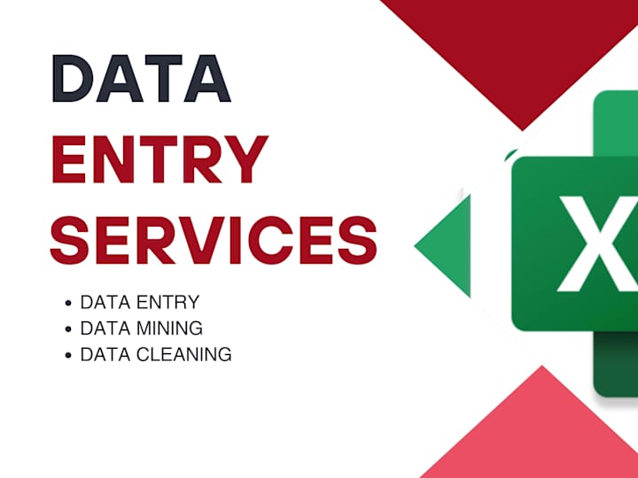 Cover image for Excel data entry, pdf to excel, data entry, handwritten to excel