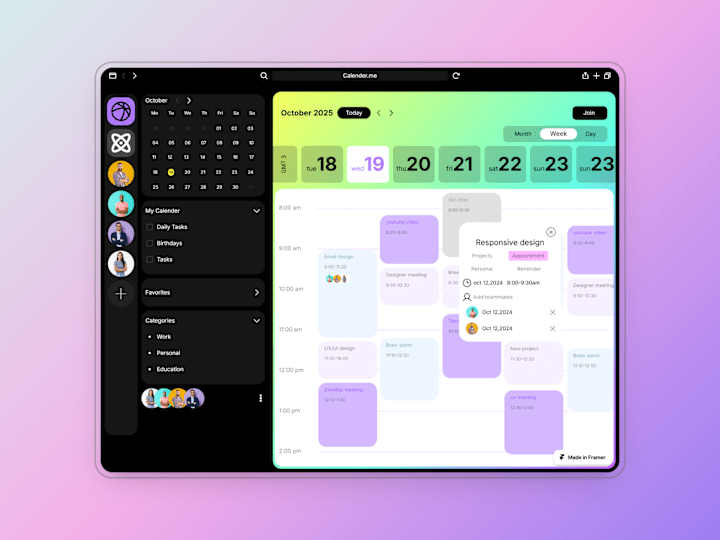 Cover image for Calendar.me: A Smart Planner for Productive Minds