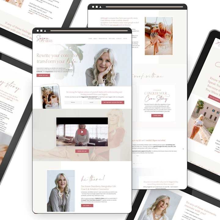 Cover image for Kajabi Website Launch for Intuitive Life Coach Susan Duesbery