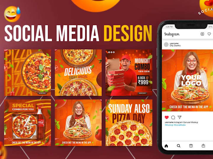 Cover image for Social Media Design for restaurant 