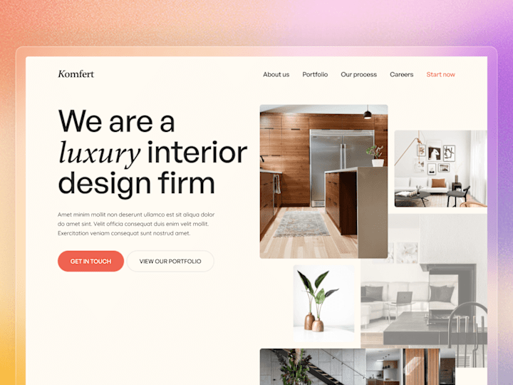 Cover image for Komfert — Web Design & Webflow Development