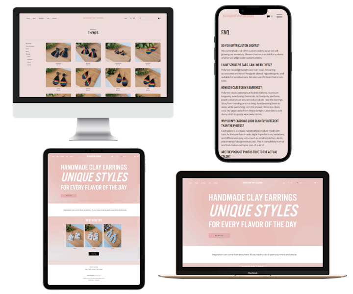 Cover image for Custom 5-page E-Commerce Website Design + Logo