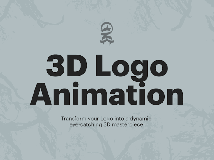 Cover image for Transform your Logo into a dynamic, eye-catching 3D masterpiece