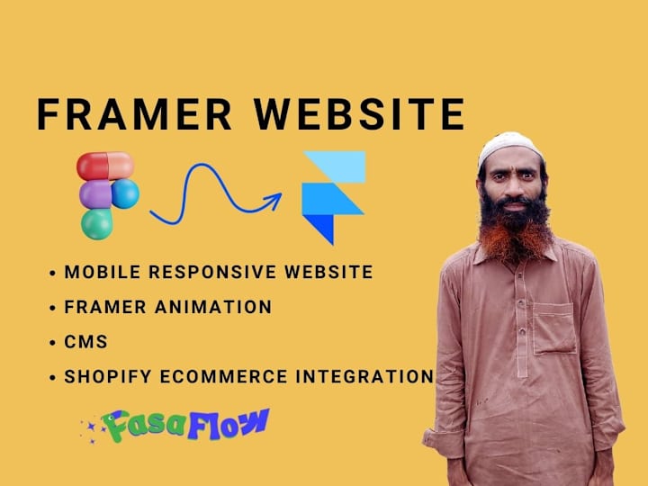 Cover image for framer website design | Framer animation | Figma to Framer | CMS