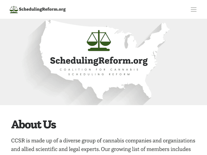 Cover image for schedulingreform.org - website design and development