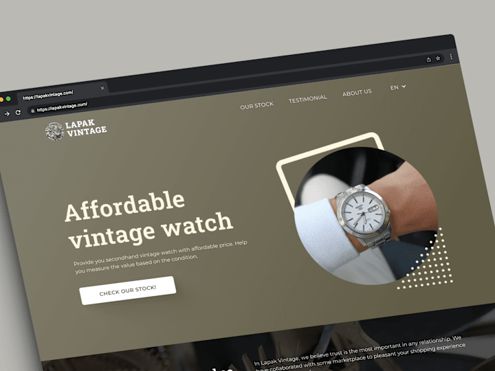 Cover image for Lapak Vintage's Landing Page 