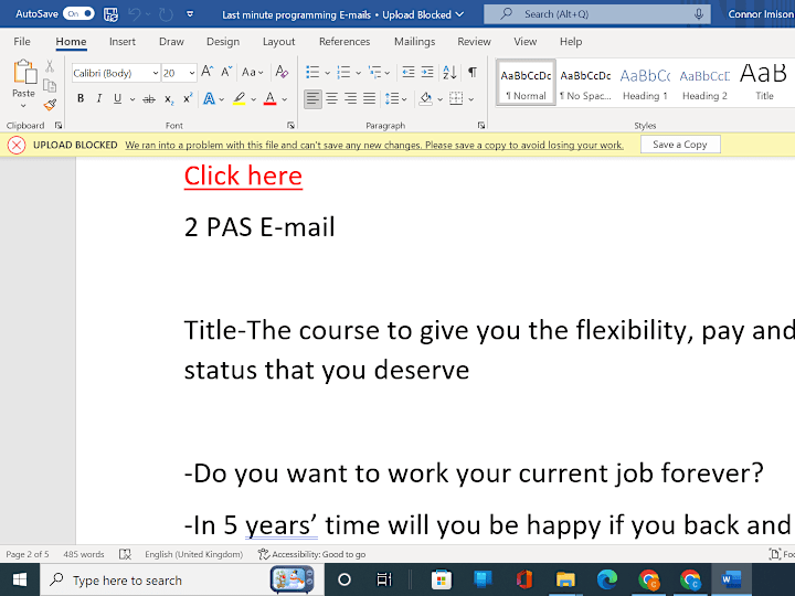 Cover image for Last minute programming E-mails.docx
