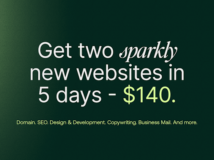 Cover image for Two websites bundle