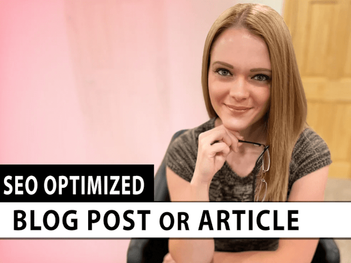 Cover image for I will write high quality SEO blog posts and articles