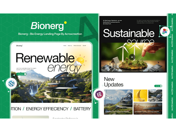 Cover image for Bionerg Landing Page