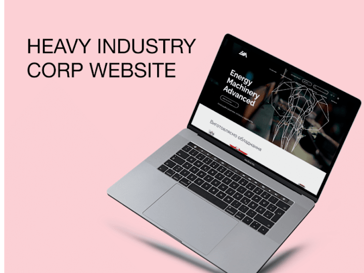 Cover image for Heavy industry corp website