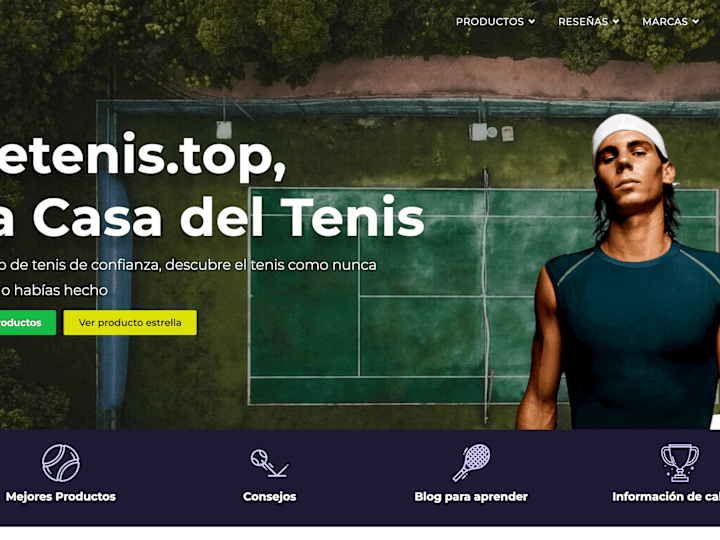 Cover image for Detenis.top | SEO Strategy + Design | 10k visitors per month