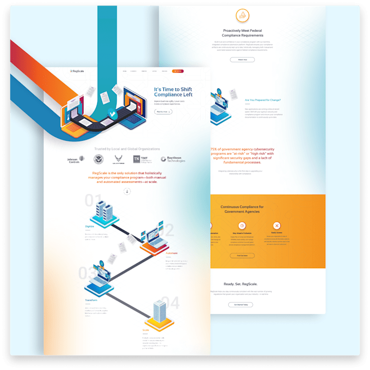 Cover image for RegScale SaaS Web Design