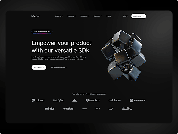 Cover image for Integrix - Landing Page