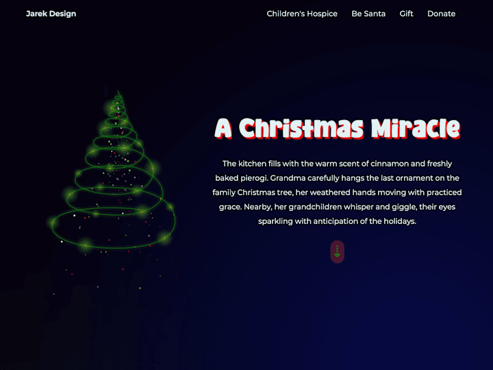 Cover image for Xmas website for charity