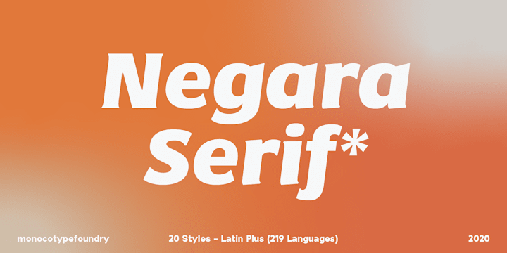 Cover image for Negara Serif - Font Family :: Behance