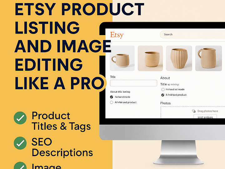 Cover image for I will do professional Etsy product listing product design 