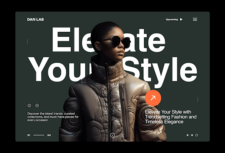 Cover image for Landing Page Design for a Fashion Website.