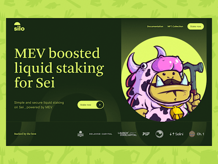Cover image for Silo: UI design for liquid staking protocol