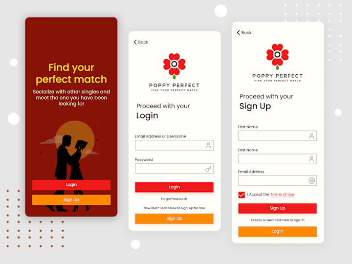 Cover image for Online Dating Website/App Design