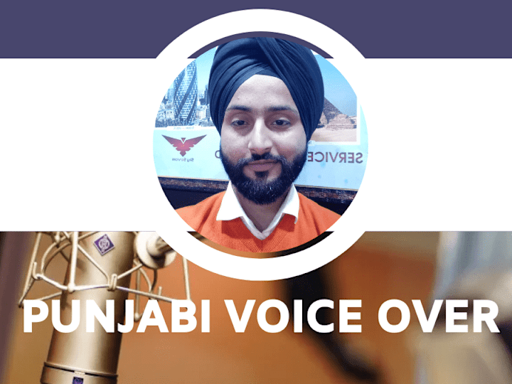 Cover image for I will record professional Punjabi voice over