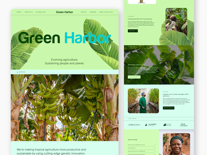 Cover image for Agricultech | UI Design + Framer Website + Custom Animation