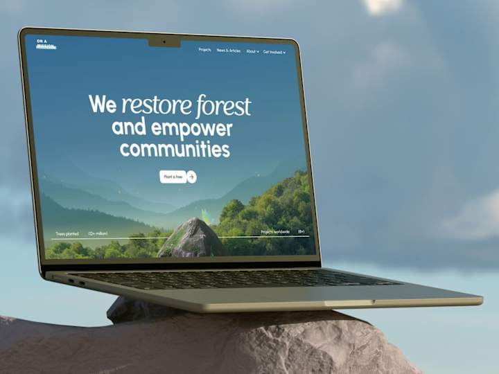 Cover image for ON A MISSION – Website Redesign