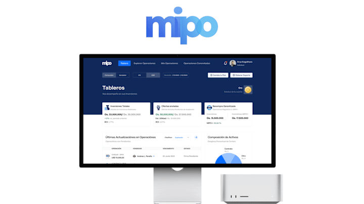 Cover image for Mipo - SaaS Web Finance & Credit Factoring Platform