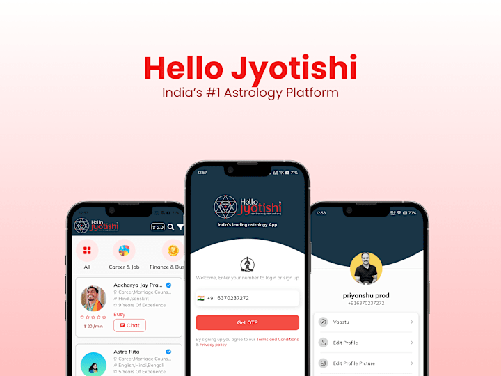 Cover image for Hello Jyotishi: An astrology app