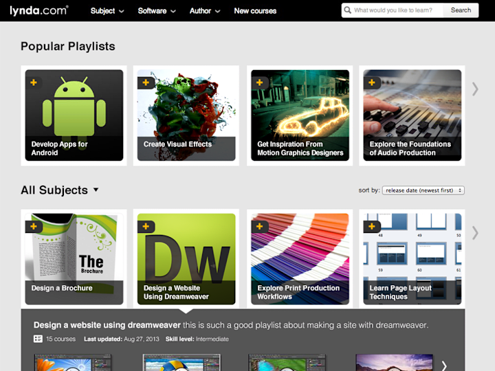 Cover image for Lynda.com 