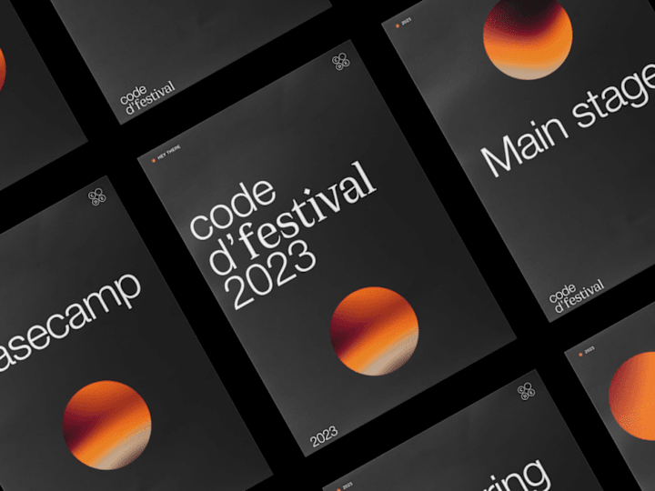 Cover image for code d'festival | Event design + Poster design + 3D visual