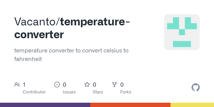 Cover image for Vacanto/temperature-converter