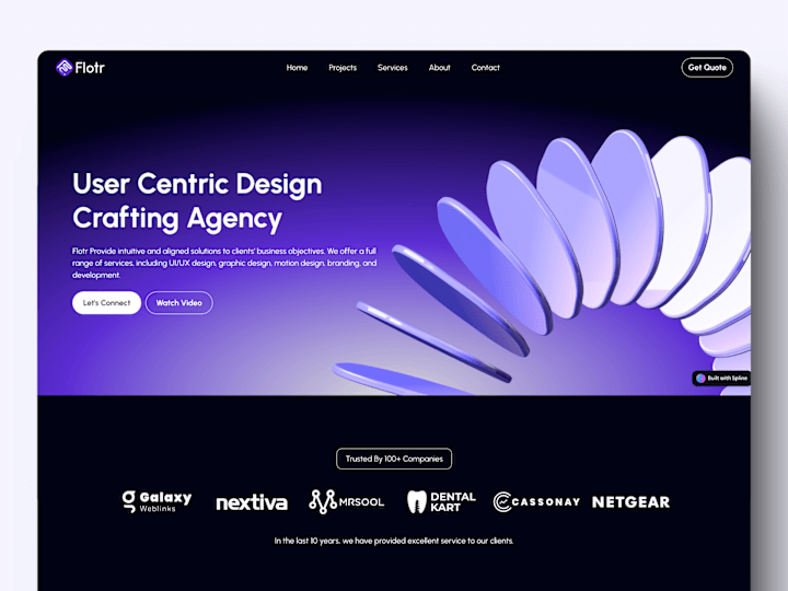 Cover image for Flotr Agency Website