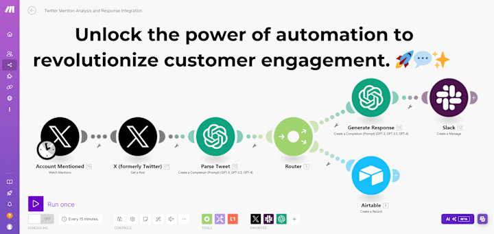 Cover image for AI-Powered Automation for Twitter Customer Response