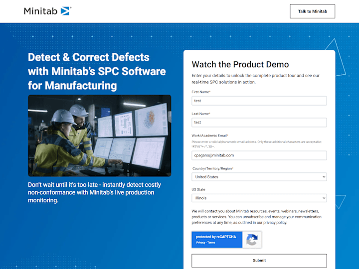 Cover image for SPC Software for Manufacturing Landing Page Copy + Design